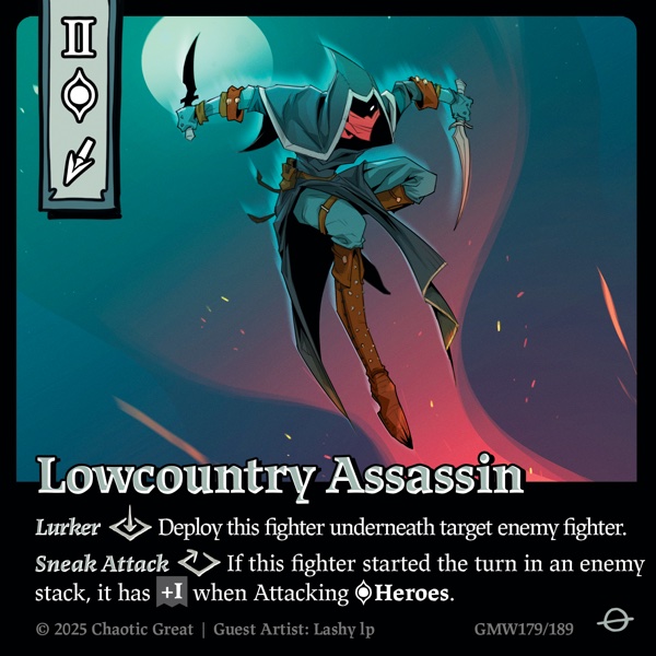 Lowcountry Assassin - illustrated by Lashy