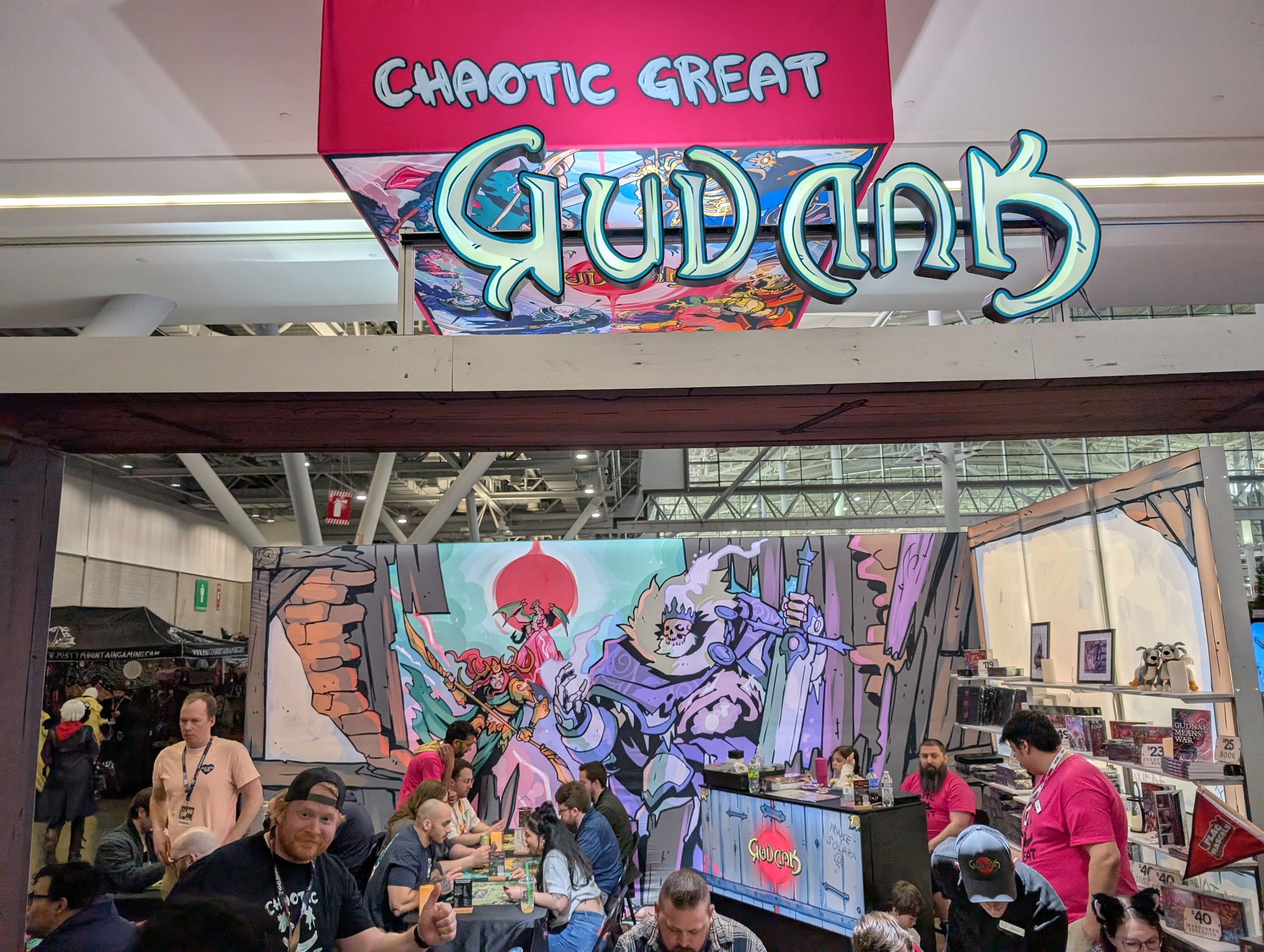 Chaotic Great Gudnak booth